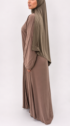 Abaya Mocha Crystal